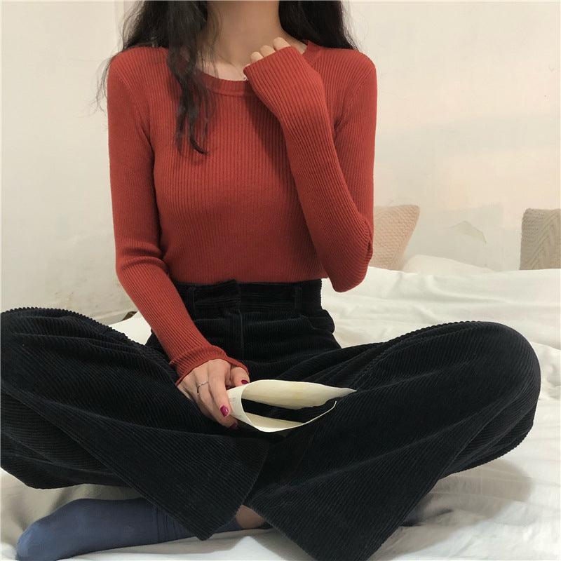 Round Neck Inner Bottoming Shirt Pullover Round Neck Sweater