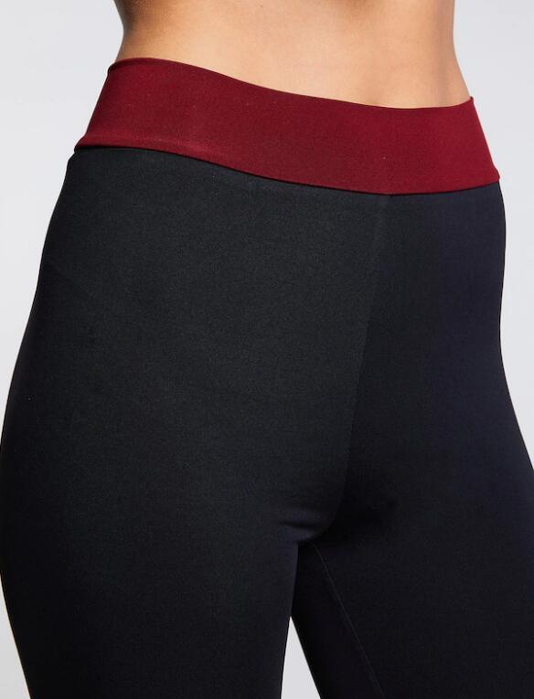 Summer New Contrast Color Five Point Pants High-elastic Slim Shorts