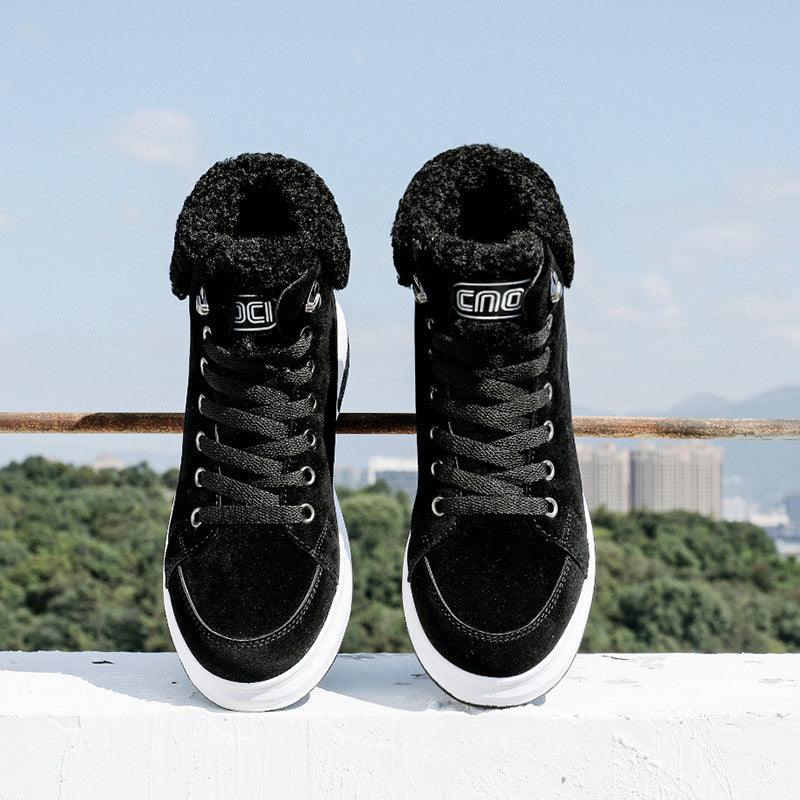 Women's High Top Martin Boots Plus Cotton Women's Shoes