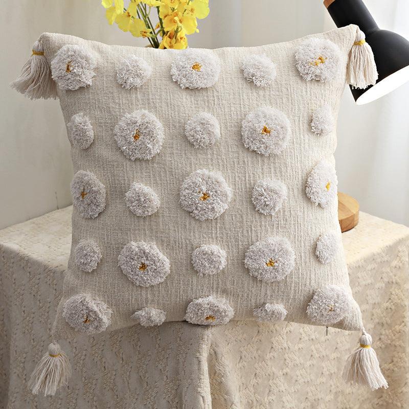 Homestay Style Luxury Tufted Pillow Sofa Cushion
