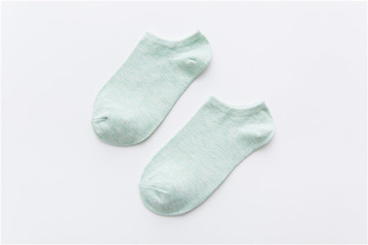 Versatile solid color socks for women