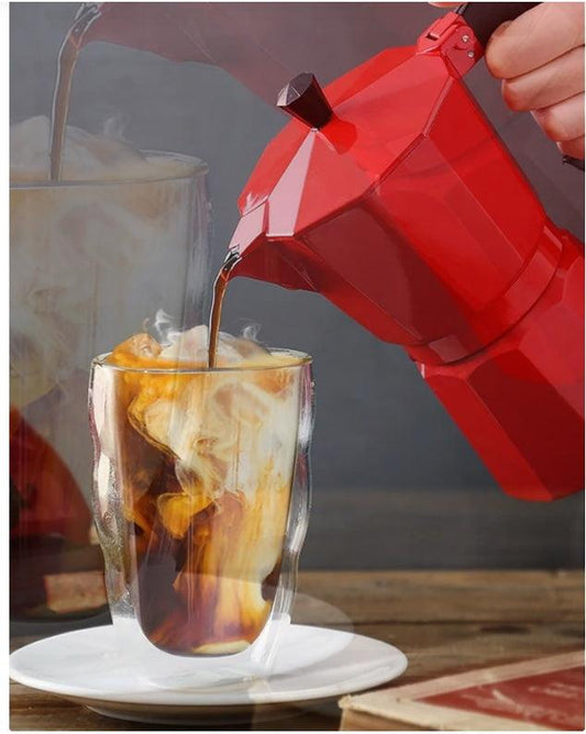 Aluminum Stovetop Moka Coffee Maker Espresso Pot