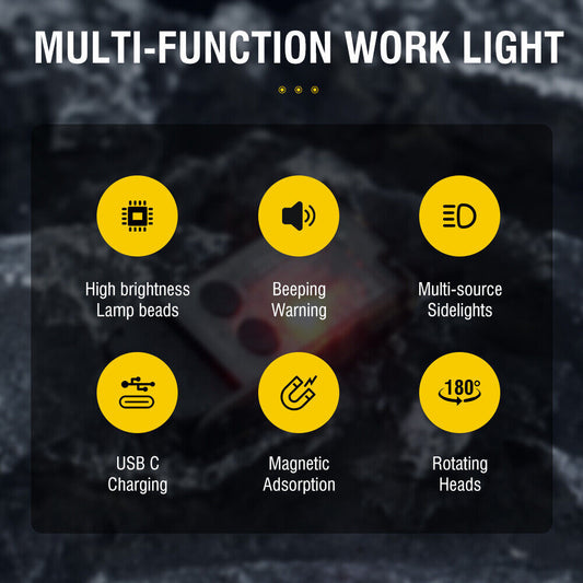 BORUIT Mini V20 Keychain Flashlight LED Rechargeable Waterproof Alarm Torch The UK Does Not Include VAT, Which Needs To Be Borne By Oneself. Please Consider Carefully Before Placing An Order