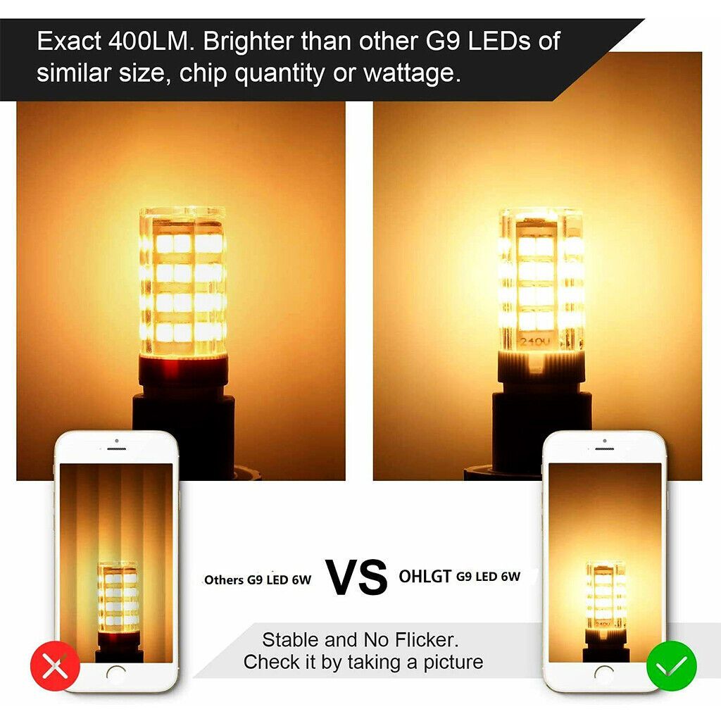 10 X G9 LED BULB 5W COOL WHITE CAPSULE LAMP REPLACE 40W HALOGEN LIGHT BULBS 230V The UK Does Not Include VAT, Which Needs To Be Borne By Oneself. Please Consider Carefully Before Placing An Order