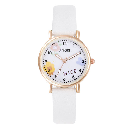 Dial Student Girls Watch Preppy Style