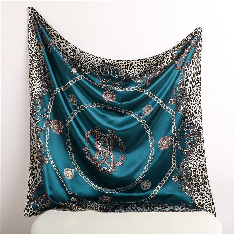 Scarf Fashion Leopard Print Silk Scarf