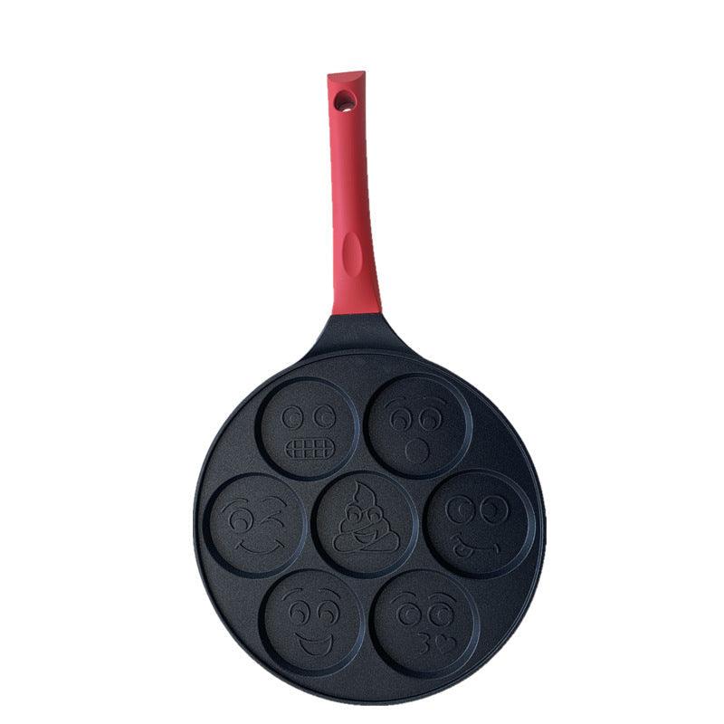 Aluminum Alloy Frying Pan Non-stick Seven-hole Breakfast pan