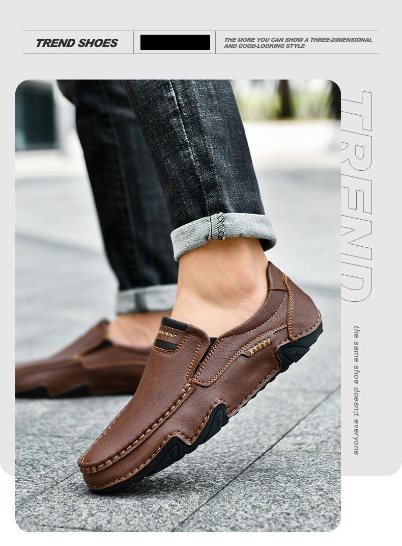 Hollow Handmade Stitching Outdoor Casual Shoes