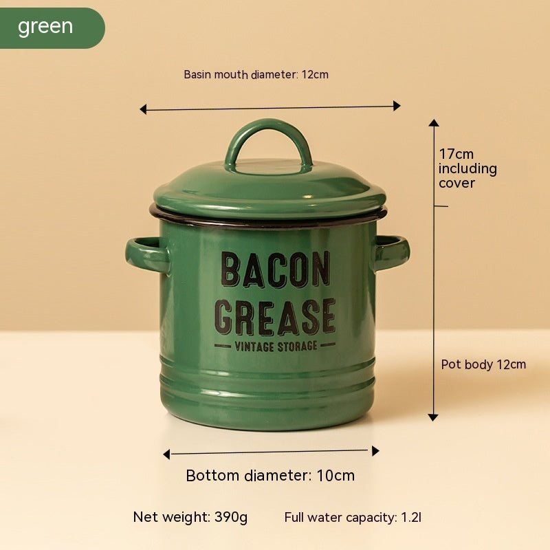 Enamel Cans Multifunctional Seasoning Jar