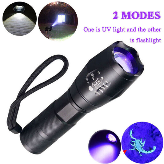 2 Modes UV 395nm Ultraviolet LED Flashlight White Torch Inspection Dual Light UK The UK Does Not Include VAT, Which Needs To Be Borne By Oneself. Please Consider Carefully Before Placing An Order