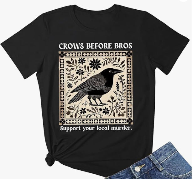 Men's Round Neck Pullover Short Sleeve Personalized Patterns Skull Top