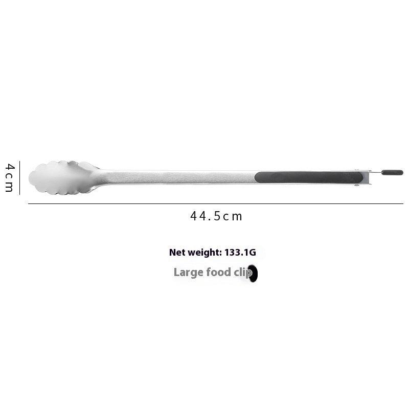 Food Clip Stainless Steel Charcoal Clip Appliances Long Tang Accessories