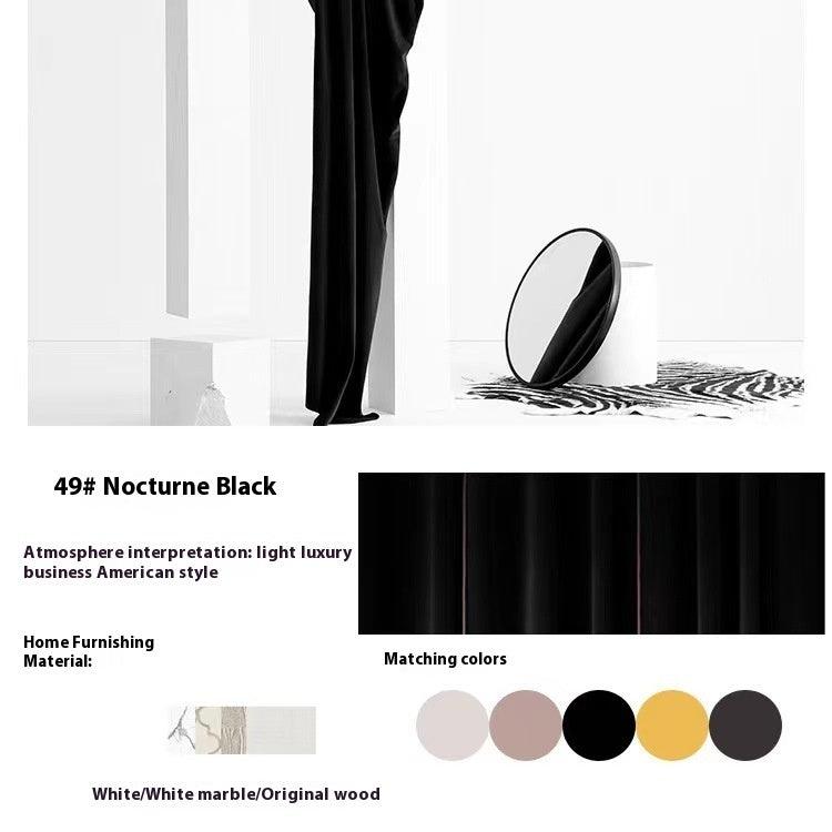 Full Shading Australian Wool Plush Curtain Insulation Velvet Non-inverted Velvet Finished Product