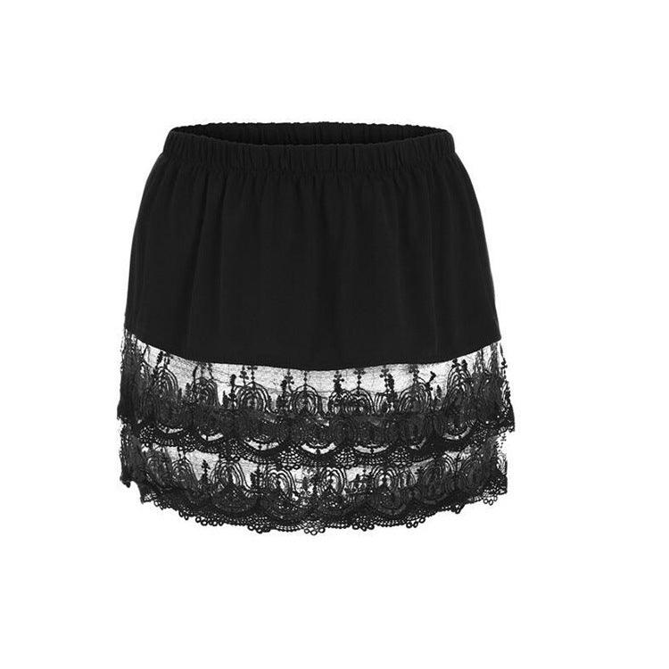 Summer Women's Outer Wear Underwear Lace Skirt