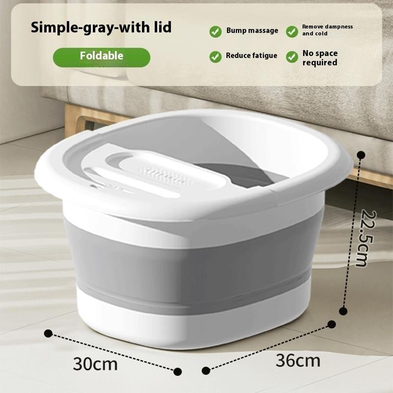 Folding And Portable Foot Soaking Bucket Deep And Comfortable For The Calf