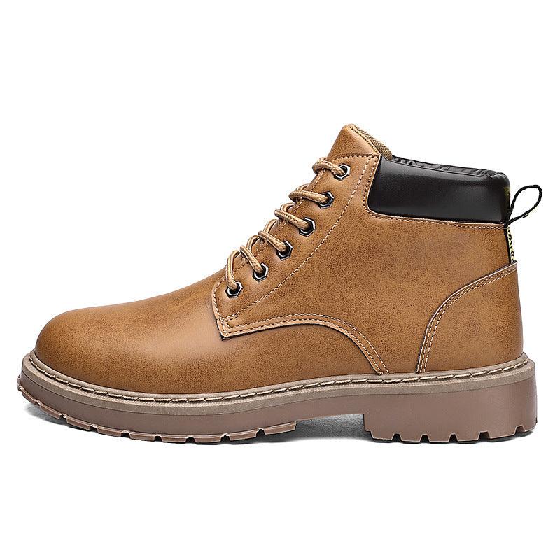 Men's high top Martin boots British style retro fashion