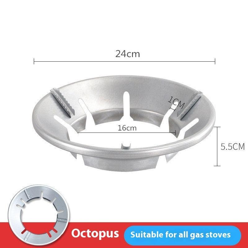Juhuo Energy Conservation Cover Gas Cooker Accessories Windproof Home Gas Stove Bracket 8-hole Universal