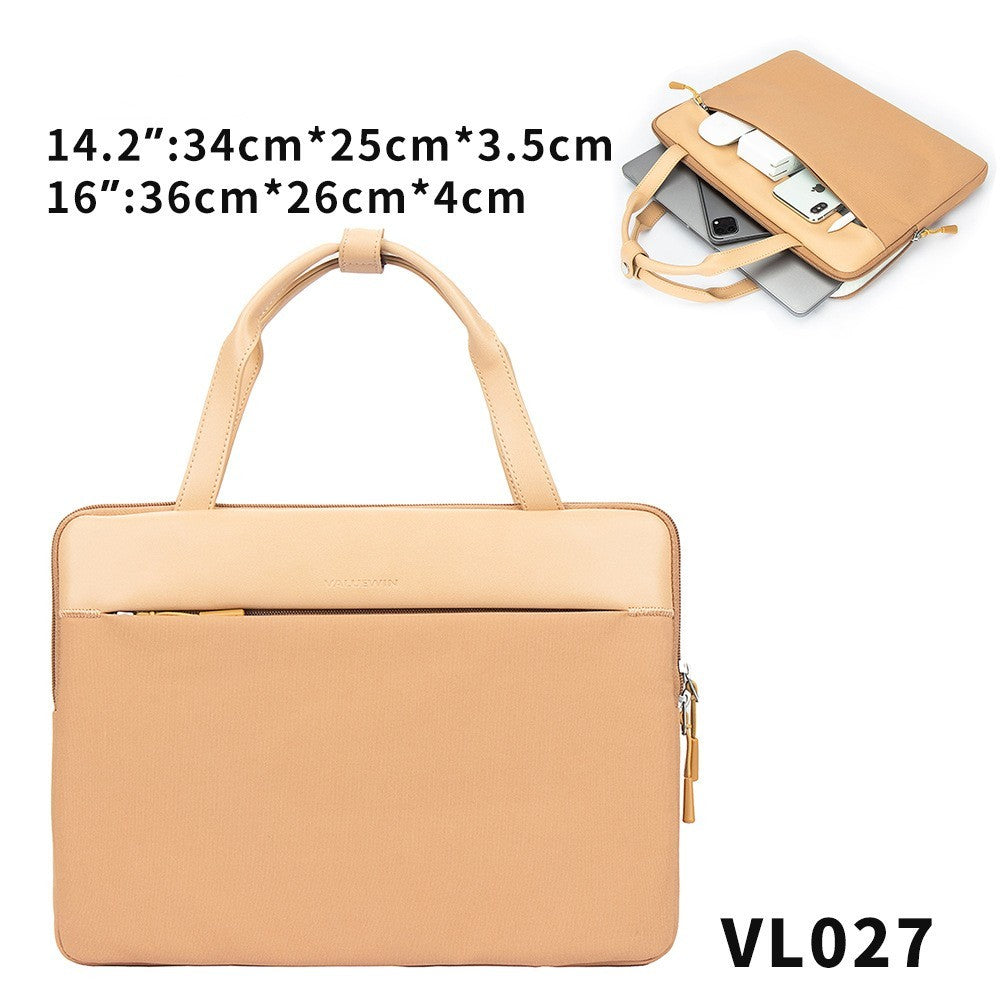 Laptop Bag Simple Two Colors Waterproof Ipad Laptop Sleeve Laptop Bag Girl Portable