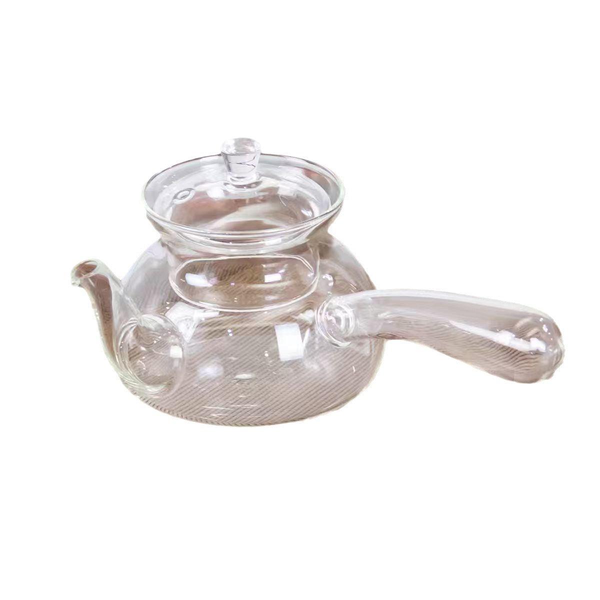 Borosilicate High Temperature Resistant Side Handle Kettle