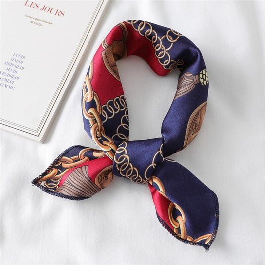 Silk Scarf Women's Decorative All-match
