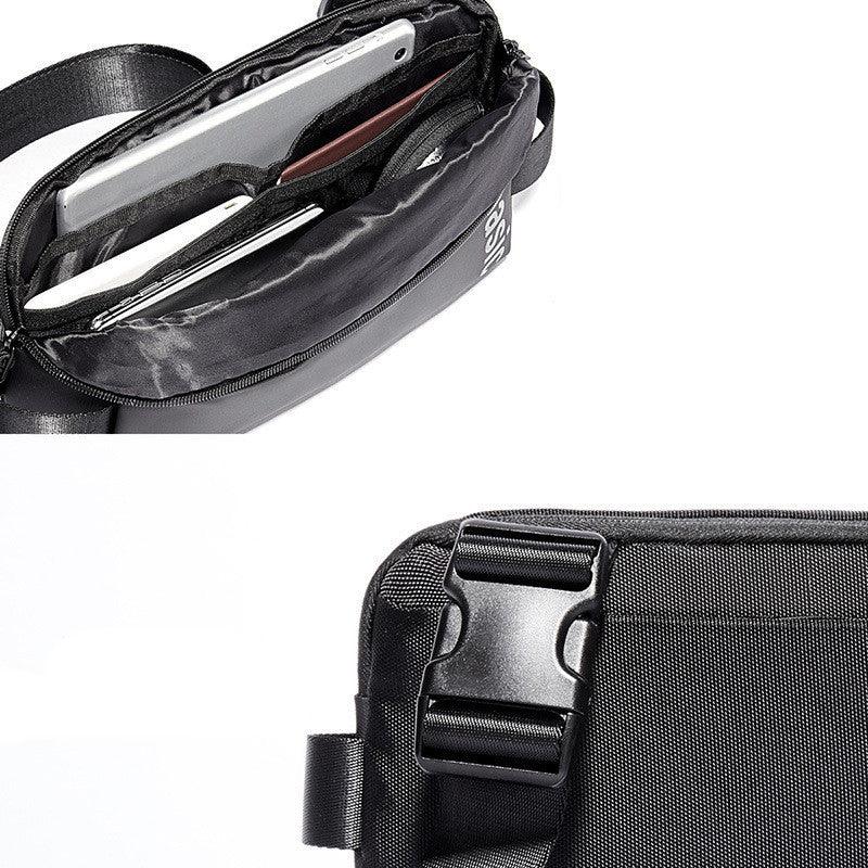 Zip Fastener Men's Bag Casual Versatile Shoulder