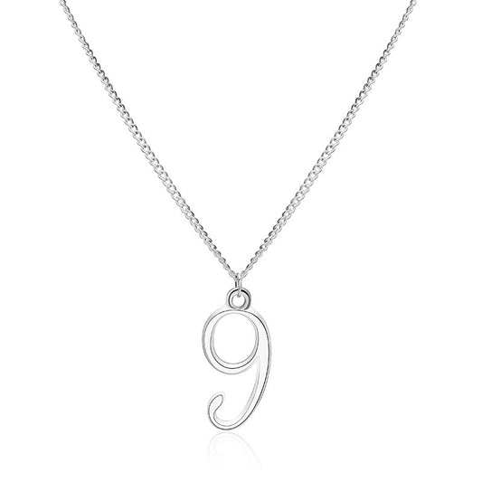 Arabic lucky number hair pendant
