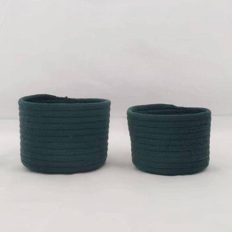 Desktop Storage Basket Hand-woven Without Handle