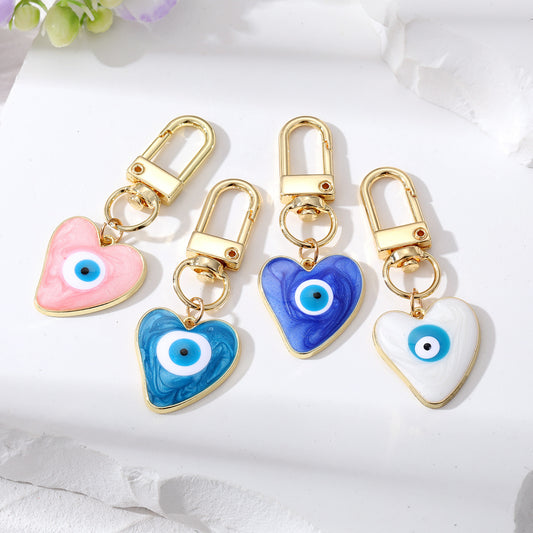 Minimalist Creative Quicksand Devil's Eye Pendant Keychain Pendant