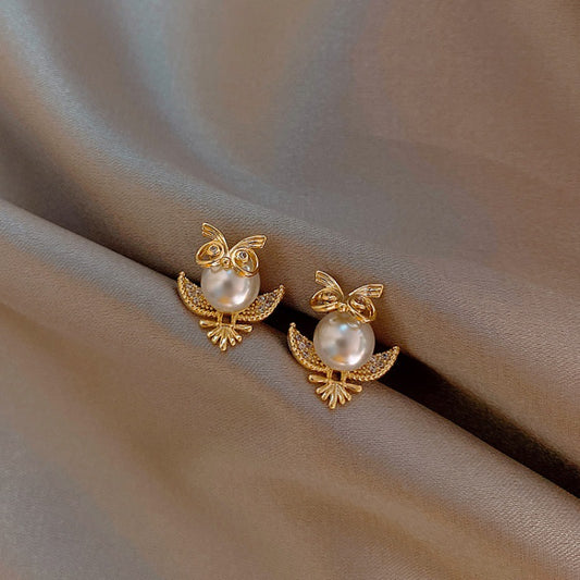 925 Silver Needle Smart French Light Tide Elegant Retro