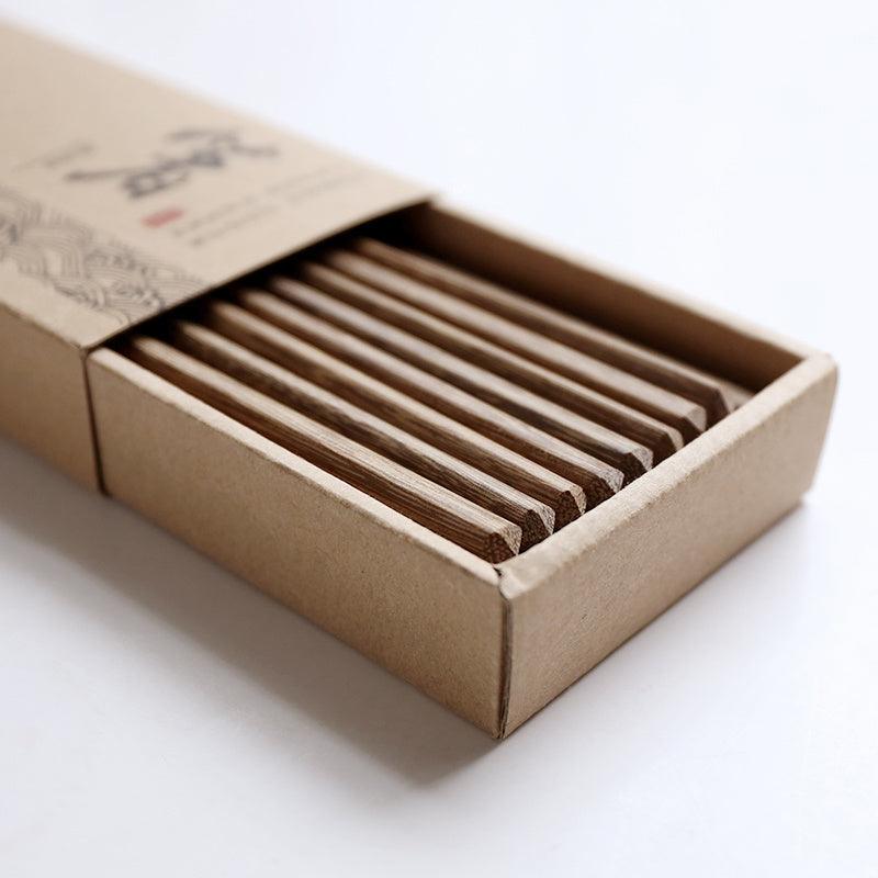 Gift Box Log Combination Chopsticks 10 Double Set Tableware
