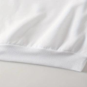 Fashion Velvet Padded Trendy Printed Sports Round Neck Long Sleeve Sweater