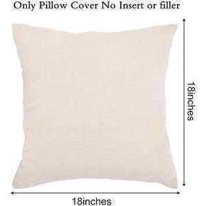 Flax Sunflower Pillowcase Sofa Cushion Waist Pillow
