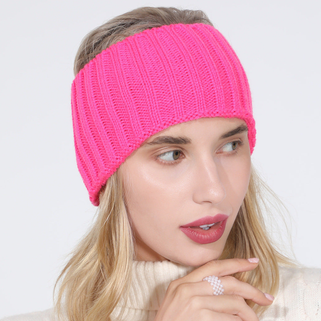 Knitted Hairband Ladies Air Top Ponytail