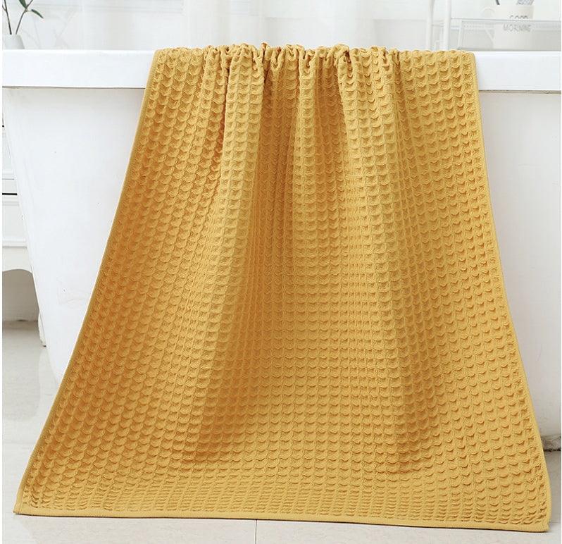 Household Bathing Water Absorbent And Quick Drying Unisex Plus Thickened Pure Cotton Bath Towel Wipe