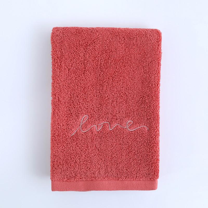 Pure Cotton Embroidery Towel Plain Gift Face Towel