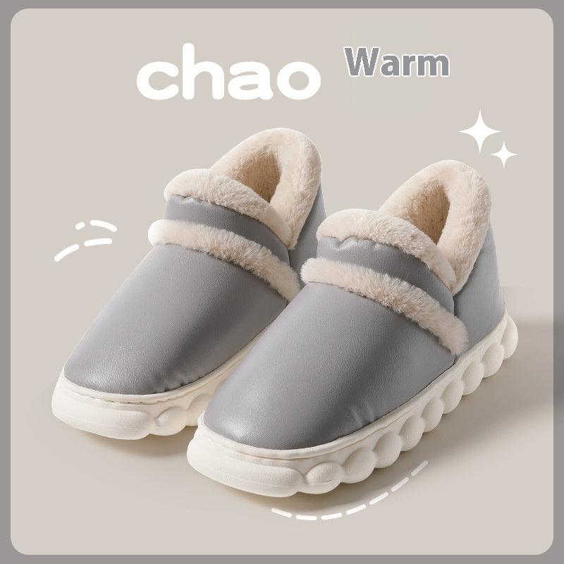 Interior Home Couple Waterproof Non-slip Cotton Shoes