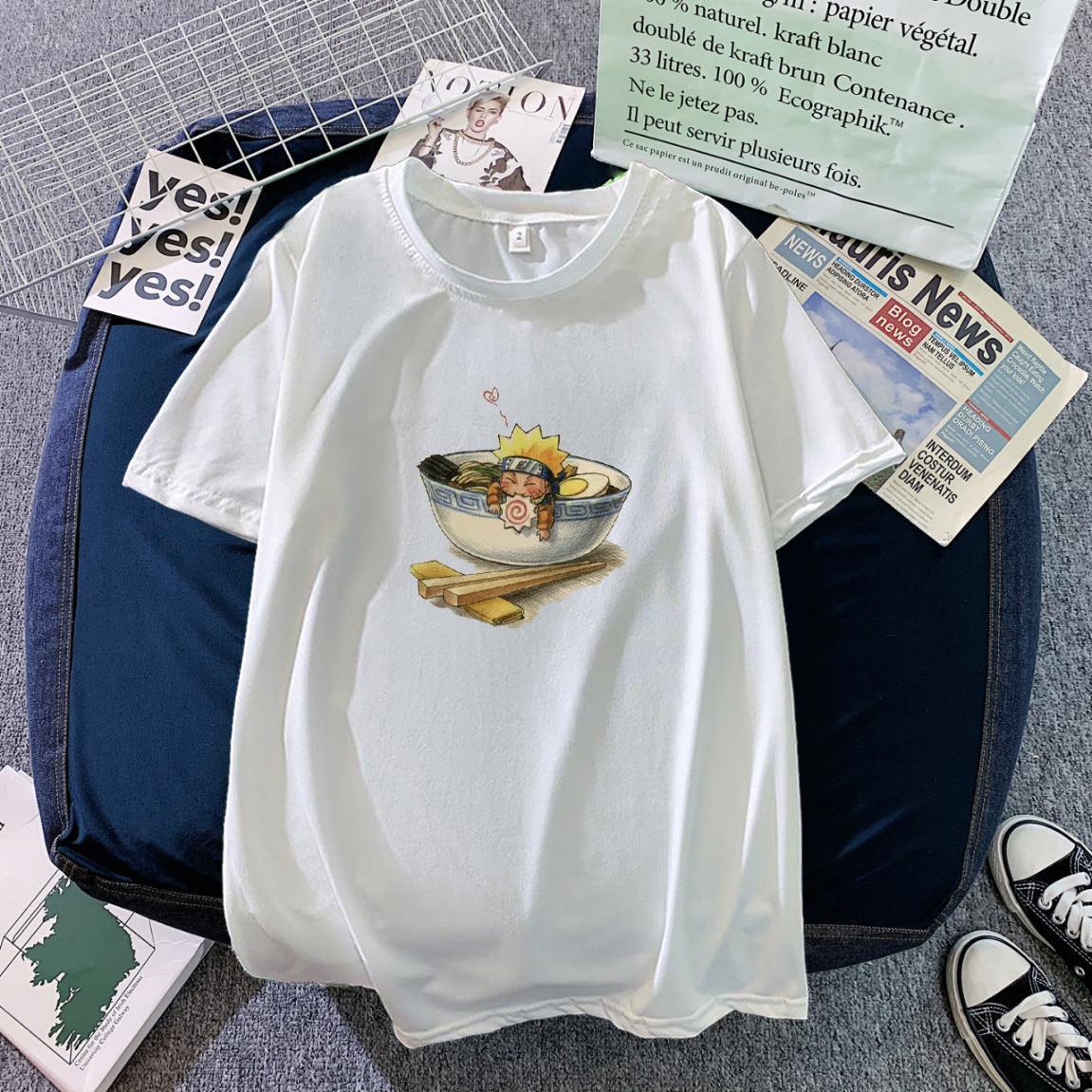 Women's Short-sleeved Summer Student Korean-style Casual All-matching Summer Top Loose Plus Size Women's Clothing