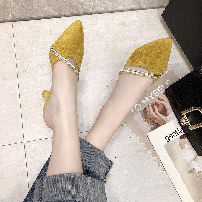 Women's Pointed Stiletto High Heel Sandals And Slippers