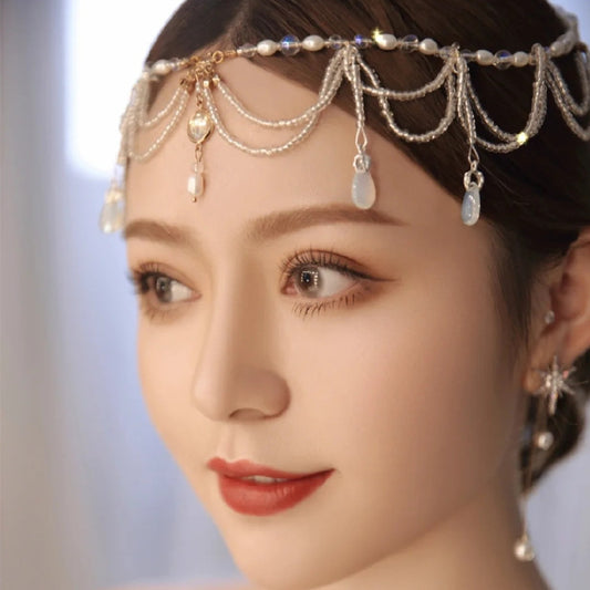 Fashion Personality New Glass Girl Headdress