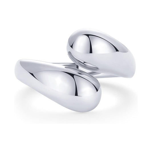 14K Gold Plated Thick Hollow Ring