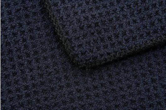 Microfiber Black Pineapple Check Hook Towelette