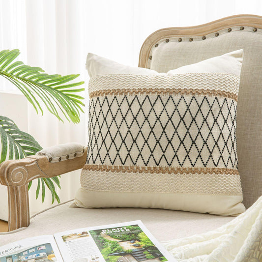 New Cotton And Linen Bohemian Pillow And Cushion Cover