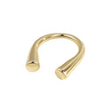 Cold Style Metal Irregular Shape Ring