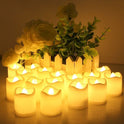 24PCS Led Tea Lights Candles LED FLAMELESS Battery Operated Wedding Party