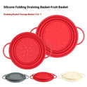 Silicone High Temperature Resistant Foldable Adjustable Drain Basket