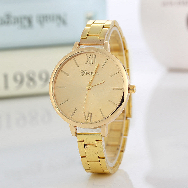 Round Dial Women's Quartz Watch