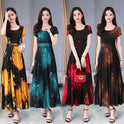 Ice Silk Plus Size Dress Female Temperament