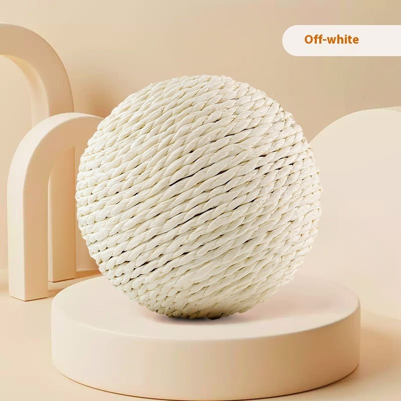 Sisal Ball Oversized Self-Hi Relieving Stuffy Artifact