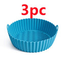 Silicone Basket Pot Tray Airfryer Liner For Air Fryer Reusable Container Accessories Pan Baking Mold Canister Shape Protector
