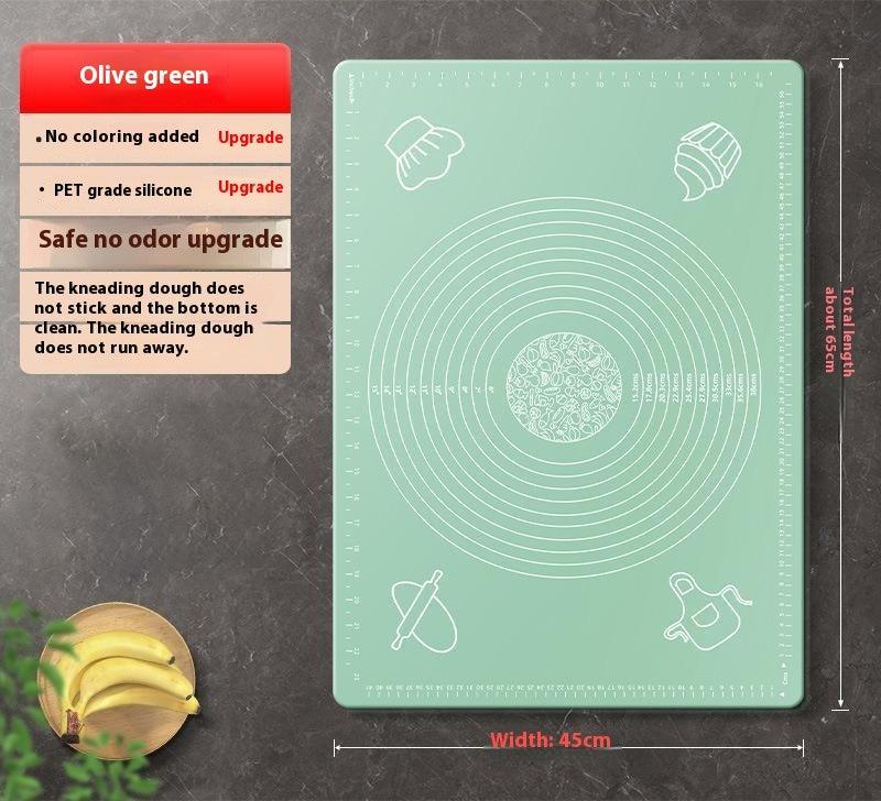 Kitchen Thickened Dough Kneading Chopping Board Non-slip Baking Pad